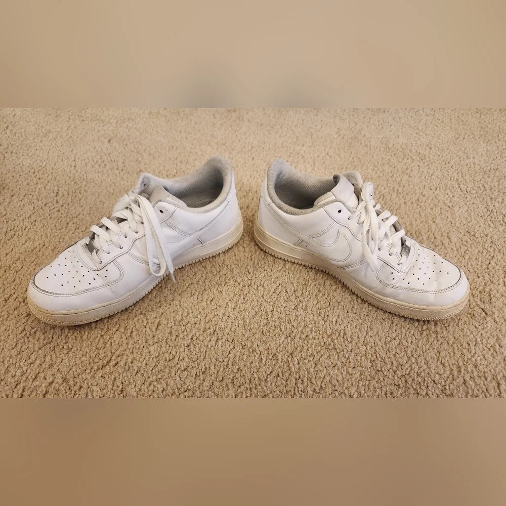 Nike Air Force 1 Low Triple White Sneaker 315122-111 Men's Shoes Size 12‎